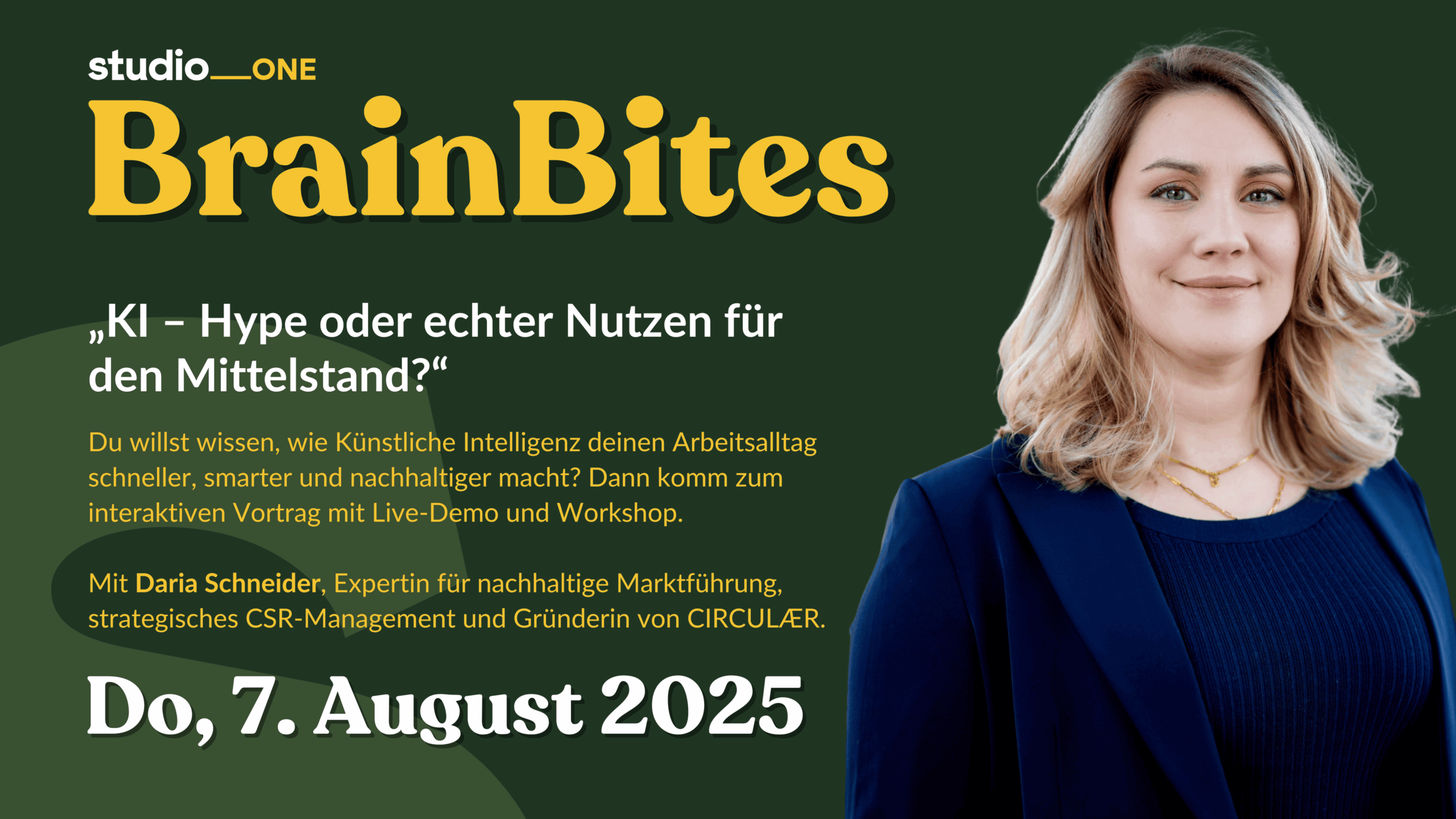 Vortrag zum Thema Künstliche Intelligenz, KI Workshop Wuppertal