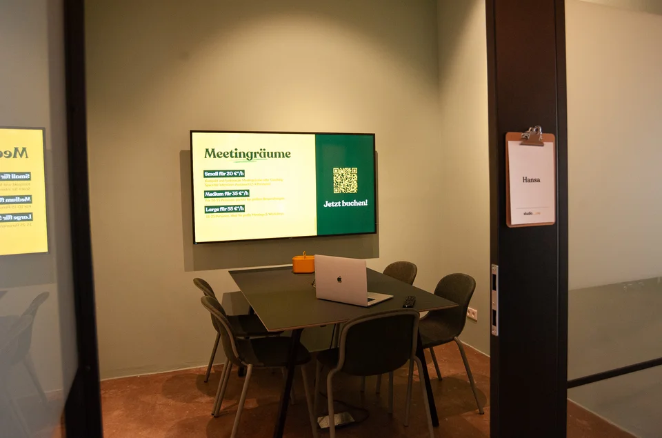 studio_oone-Meetingraum "Hansa" in der Außenansicht